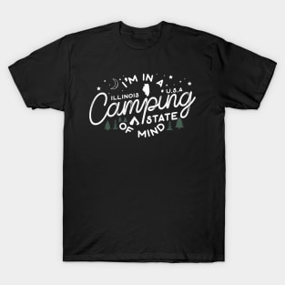 I'm in a Camping State of Mind Illinois T-Shirt